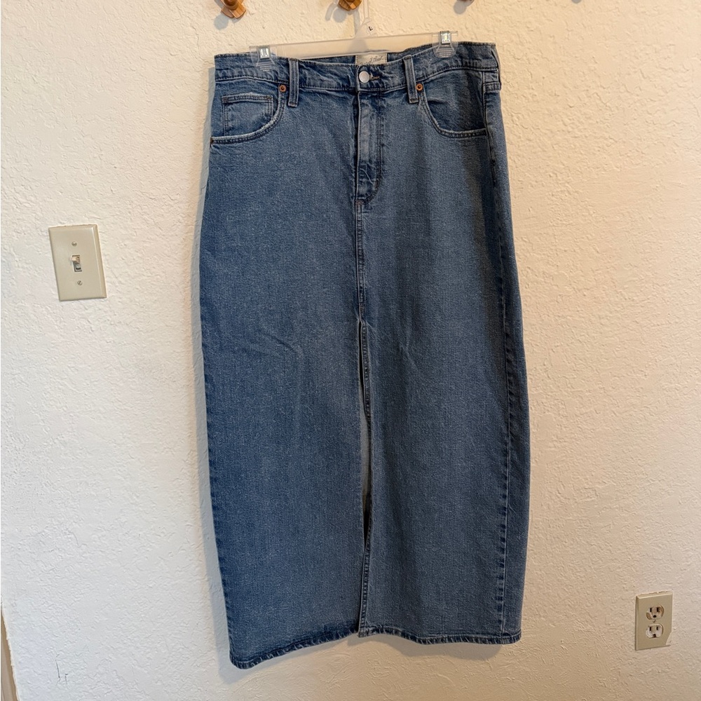 Universal Thread Denim Midi Skirt